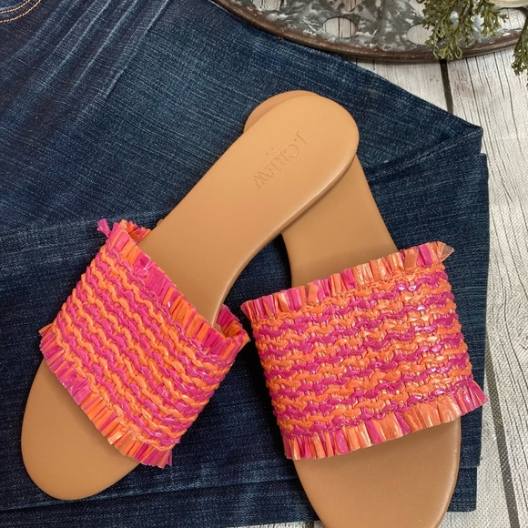 J. Crew Raffia Slide Sandals - Picture 4 of 6